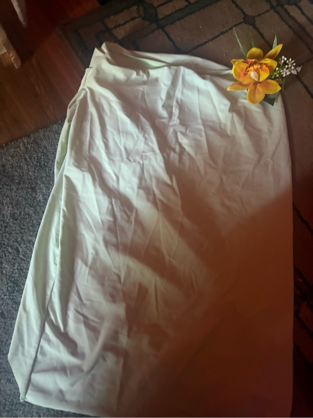 Light Green Maxi Skirt — Elegant Everyday Pull-On